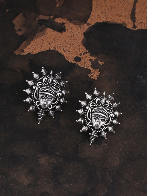 

Studio Voylla Silver-Plated Classic Studs