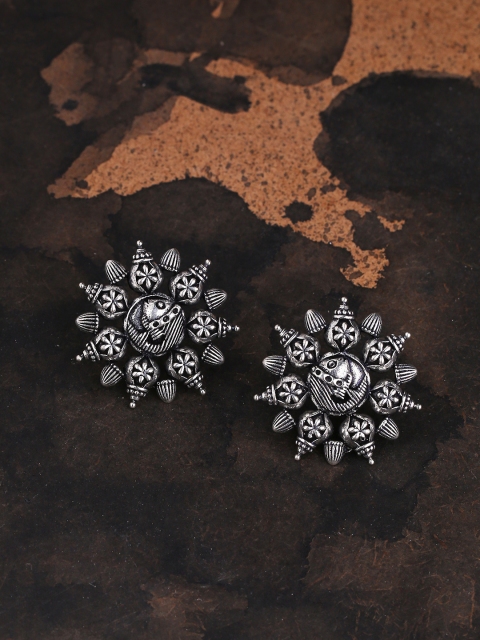 

Studio Voylla Silver-Plated Classic Studs