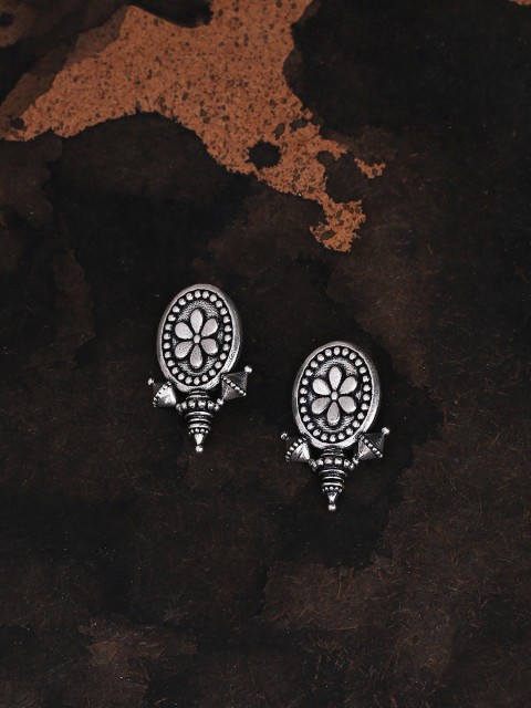 

Studio Voylla Silver-Plated Classic Studs