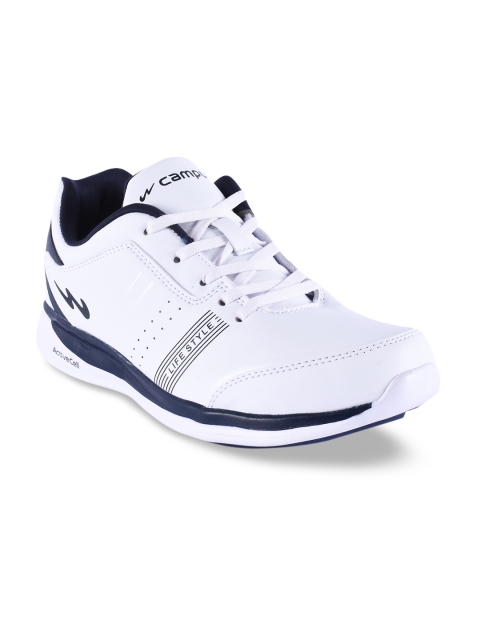 

Campus Men White & Navy Blue Running Shoes