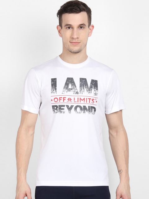 

OFF LIMITS Men White Printed Round Neck T-shirt