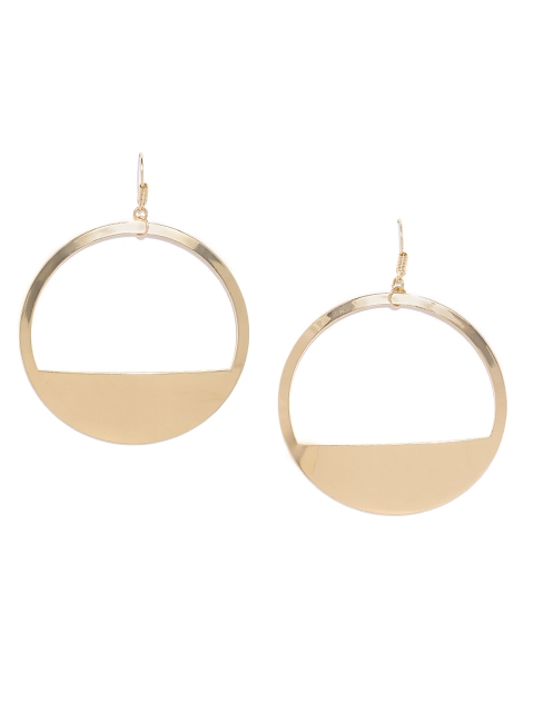 

Bellofox Gold-Plated Circular Drop Earrings