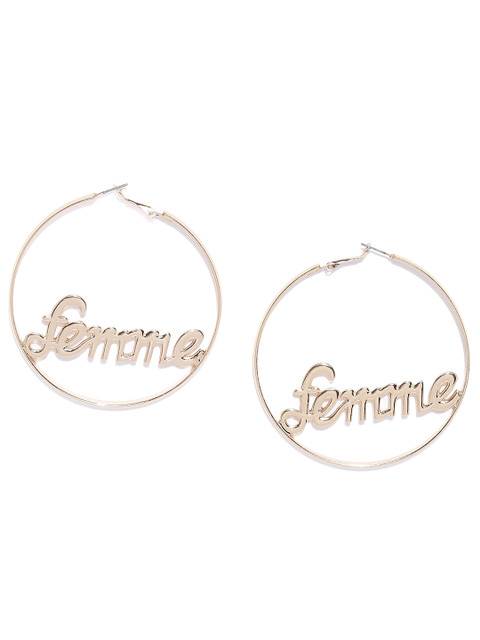 

Bellofox Gold-Plated Circular Hoop Earrings