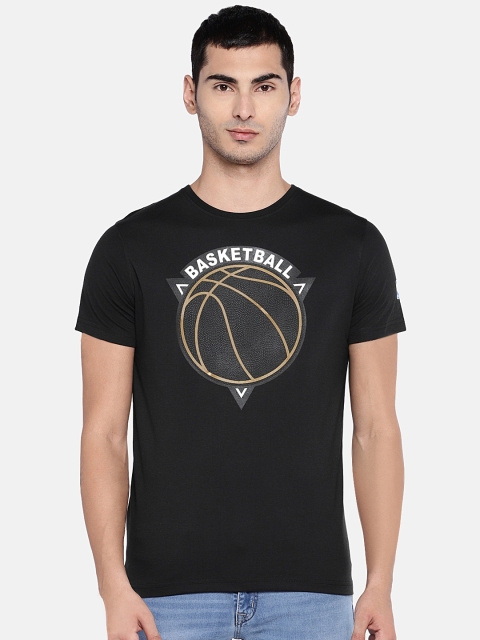 

NBA Men Black Printed Round Neck T-shirt