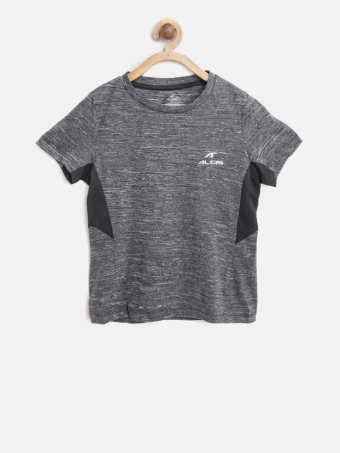 

Alcis Boys Charcoal Grey Grindle Effect Round Neck T-shirt