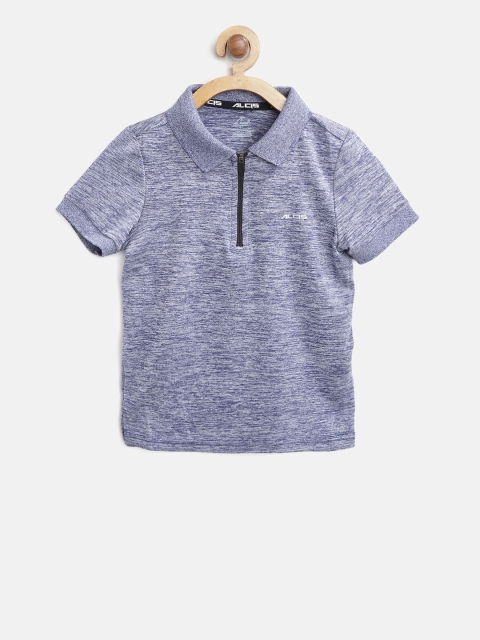 

Alcis Boys Blue Grindle Effect Polo T-shirt