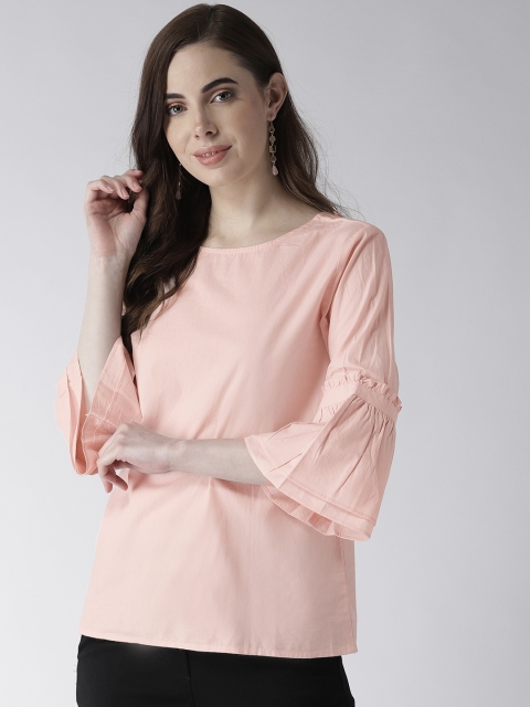 

Vaak Women Pink Solid Top