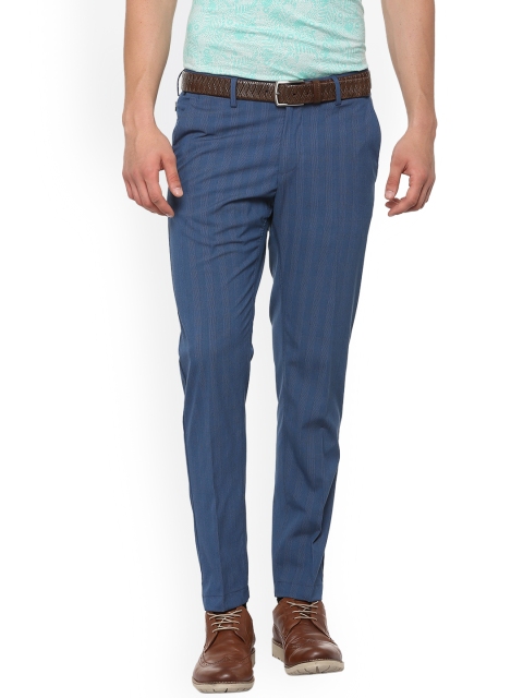 

Allen Solly Sport Men Blue Slim Fit Checked Formal Trousers