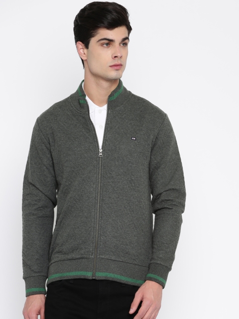 

Arrow Sport Men Charcoal Grey Solid Sweatshirt