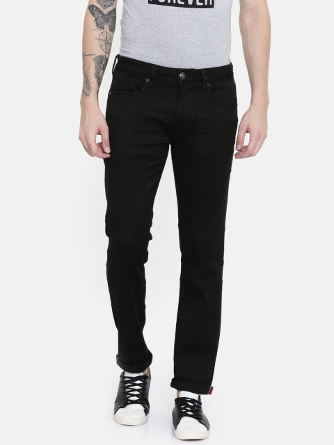 

Ed Hardy Men Black Skuller Super Slim Fit Mid-Rise Clean Look Stretchable Jeans
