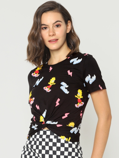 

ONLY Women Multicoloured Printed Crop Top, Multi
