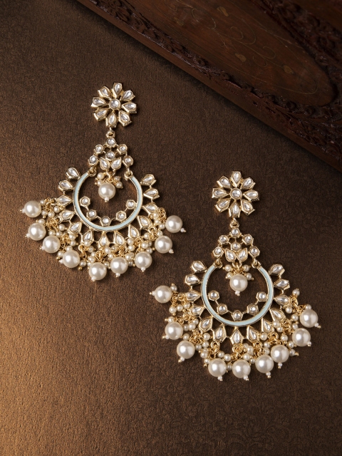 

Rubans Gold-Toned Handcrafted Classic Chandbalis