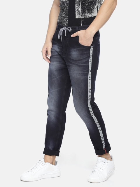 

Being Human Men Blue Jogger Low-Rise Clean Look Stretchable Jeans