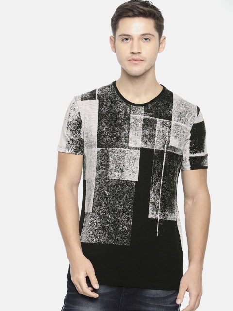 

Being Human Men Black Printed Round Neck T-shirt