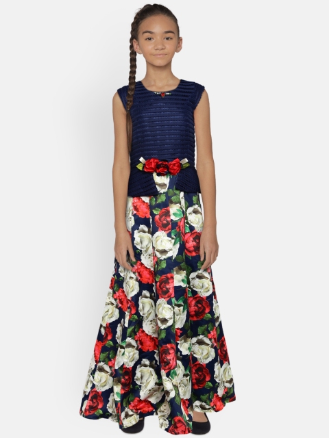 

Peppermint Girls Multicoloured Fit and Flare Maxi Dress, Multi