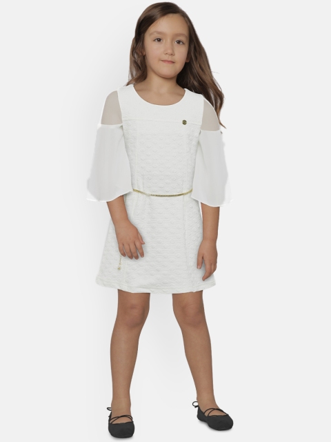 

Peppermint Girls Off-White A-Line Dress