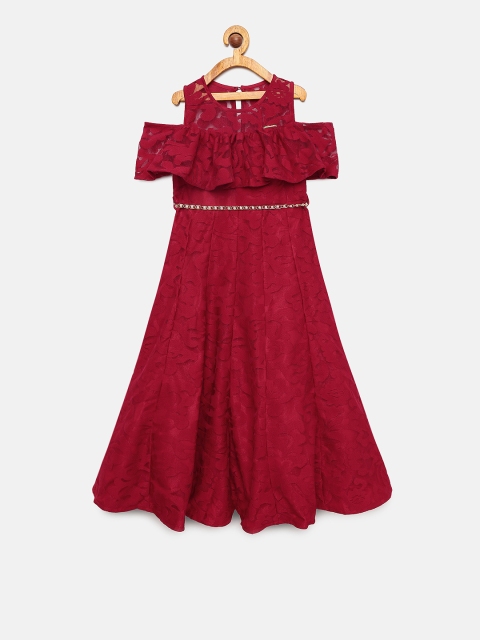 

Peppermint Girls Maroon Maxi Dress