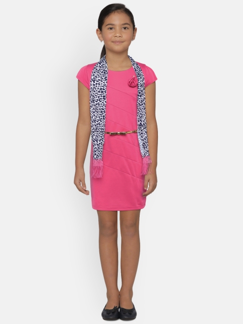 

Peppermint Girls Fuchsia Sheath Dress