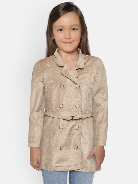 

Peppermint Girls Beige Trench Coat