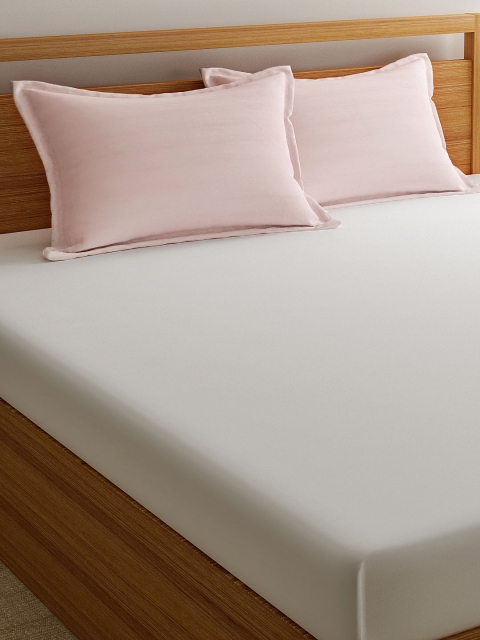 

SPACES Set of 2 Pink Self Striped Pillow Covers