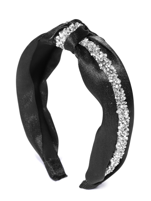 

Bellofox Black Embellished Hairband