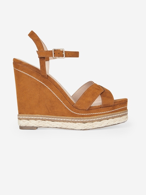 

DOROTHY PERKINS Women Brown Solid Wedges