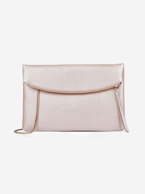 

DOROTHY PERKINS Rose Gold Solid Clutch