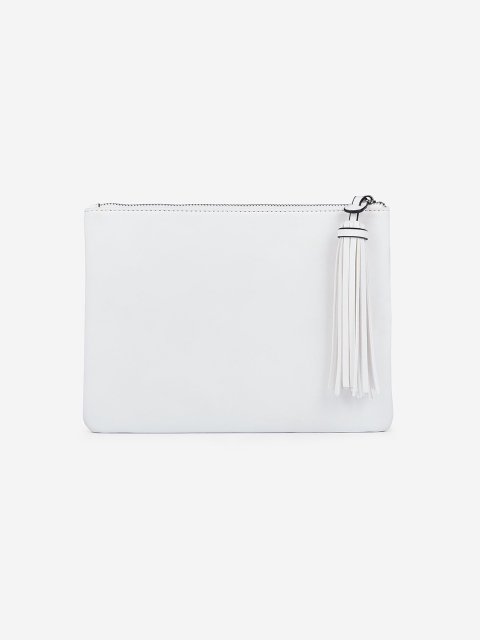 

DOROTHY PERKINS White Solid Clutch