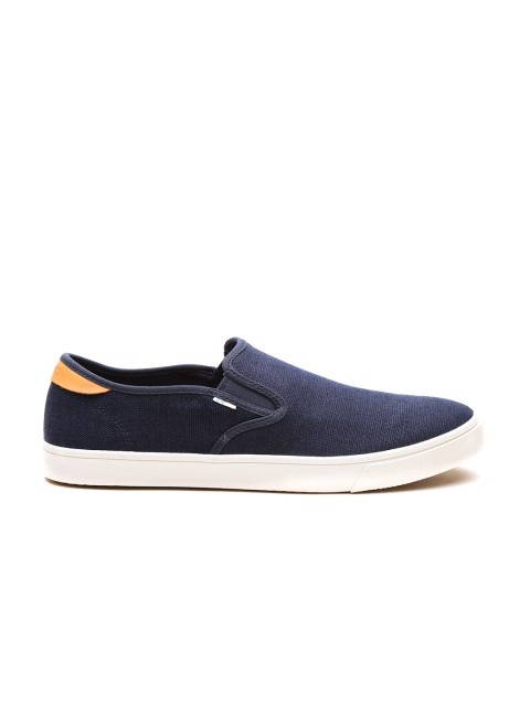 

TOMS Men Navy Blue Slip-On Sneakers