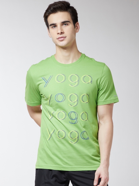 

Alcis Men Green Printed Round Neck T-shirt