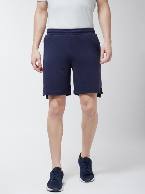 

Alcis Men Navy Blue Printed Regular Fit Sports Shorts