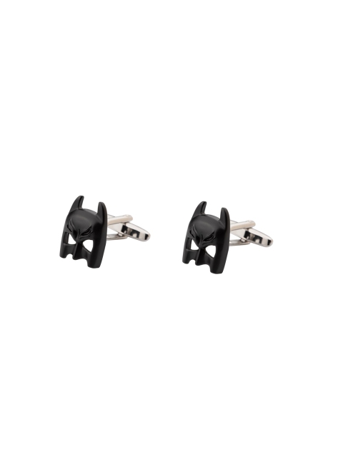 

The Tie Hub Men Black Rhodium-Plated Quirky Cufflinks