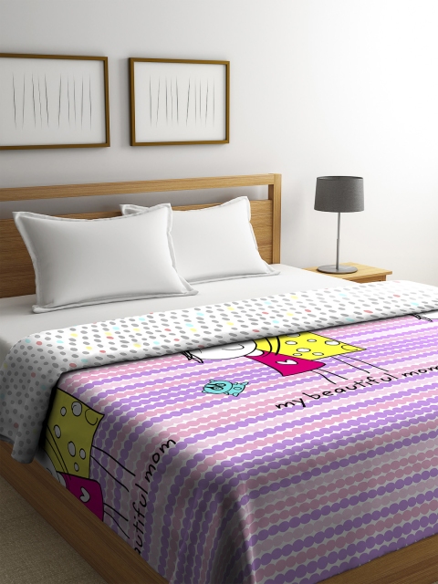 

Portico New York Multicoloured Cartoon Characters AC Room 120 GSM Double Bed Comforter, Multi