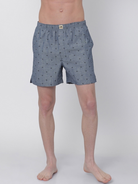 

Urban Dog Men Grey Printed Boxers UDBX133