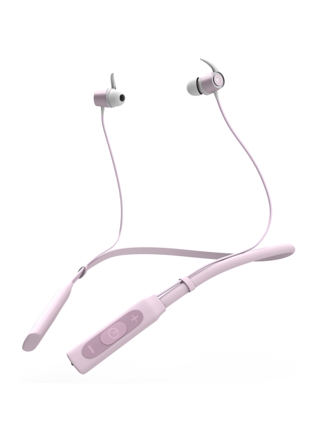 

Wings Unisex Pink Arc Neckband Bluetooth Wireless Earphones with Mic