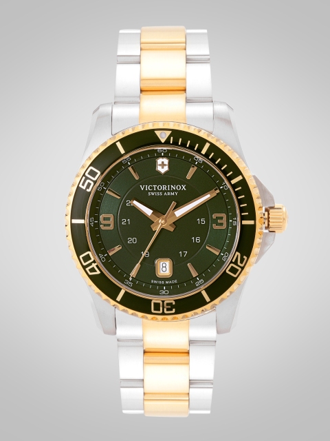 

Victorinox Men Green Swiss Analogue Watch 241605-1