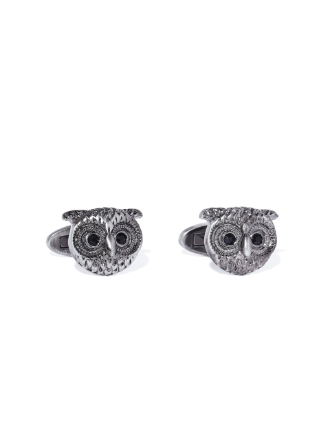 

Peora Silver-Toned Symbol Cufflinks