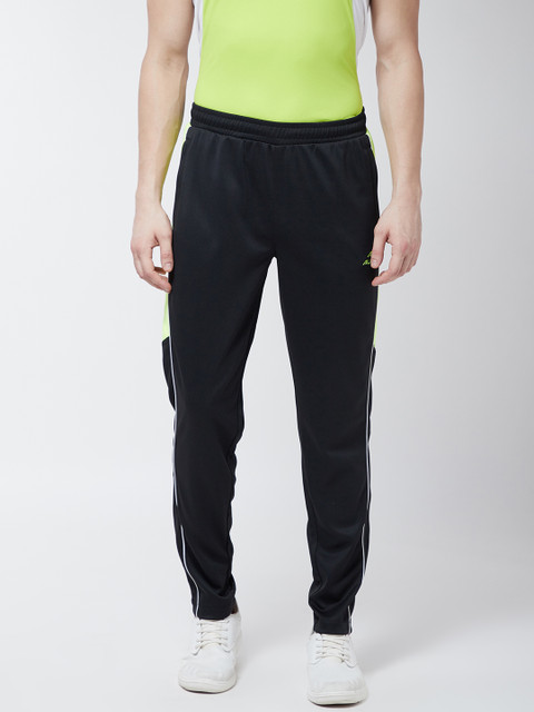 

Alcis Men Black Solid Training Track Pants