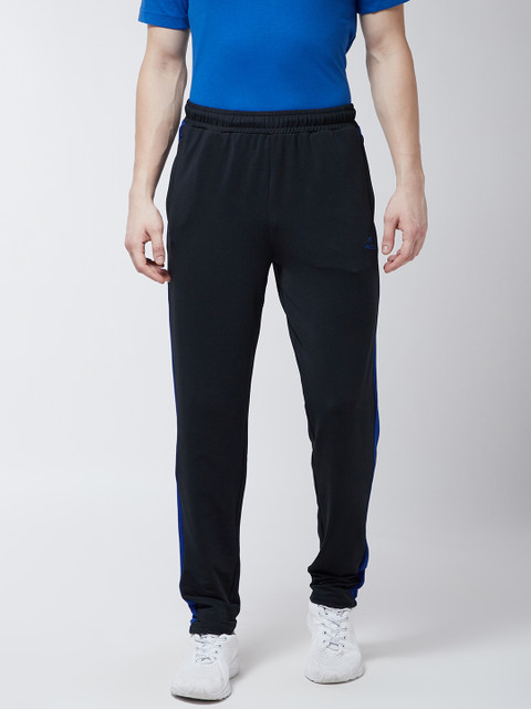 

Alcis Men Black Solid Training Track Pants