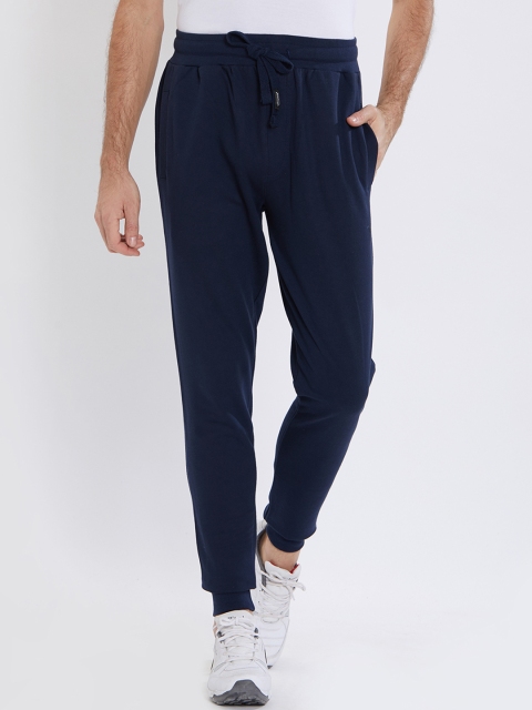 

Lawman pg3 Men Navy Blue Solid Slim-Fit Joggers