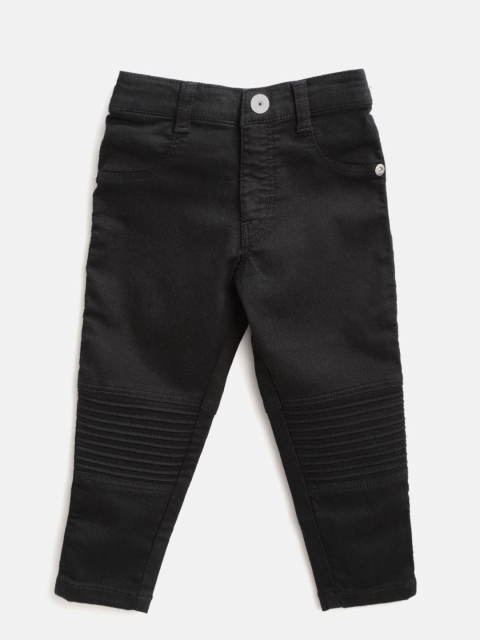

Palm Tree Girls Black Solid Jeggings