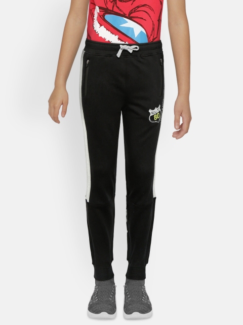 

Gini And Jony Boys Black Solid Joggers