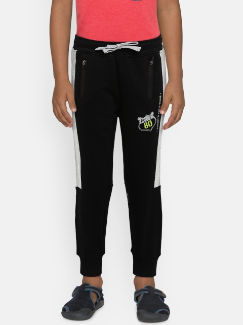 

Gini And Jony Boys Black Printed Joggers