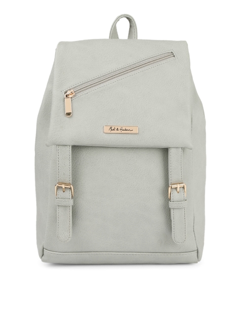 

Mast & Harbour Women Grey Solid Backpack