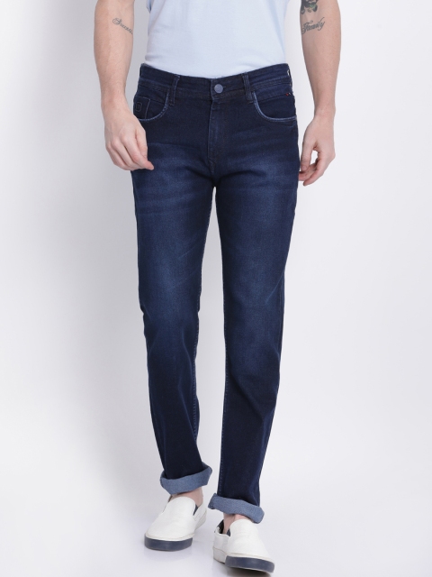 

NO NEXT Men Navy Blue Slim Fit Mid-Rise Clean Look Jeans