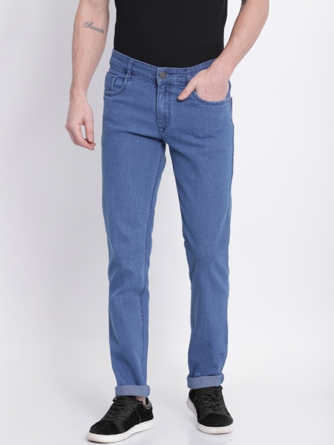 

NO NEXT Men Blue Slim Fit Mid-Rise Clean Look Jeans