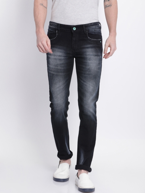 

NO NEXT Men Black Slim Fit Mid-Rise Clean Look Jeans