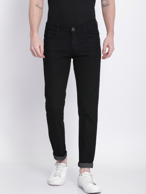 

NO NEXT Men Black Slim Fit Mid-Rise Clean Look Jeans