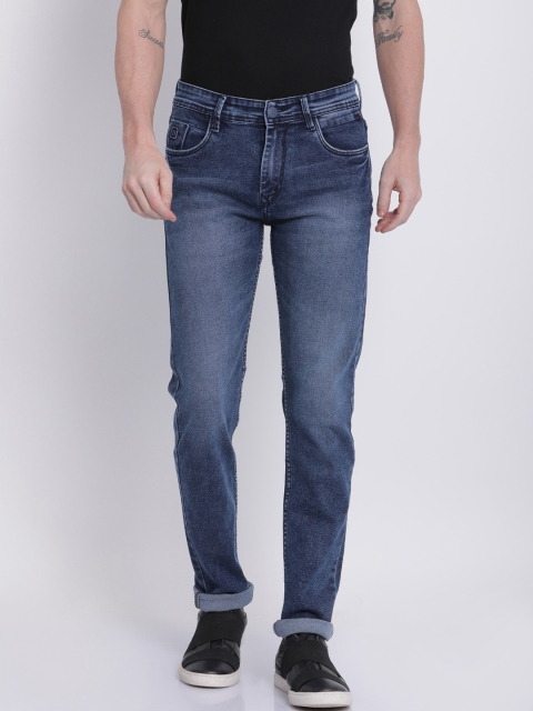 

NO NEXT Men Navy Blue Slim Fit Mid-Rise Clean Look Jeans