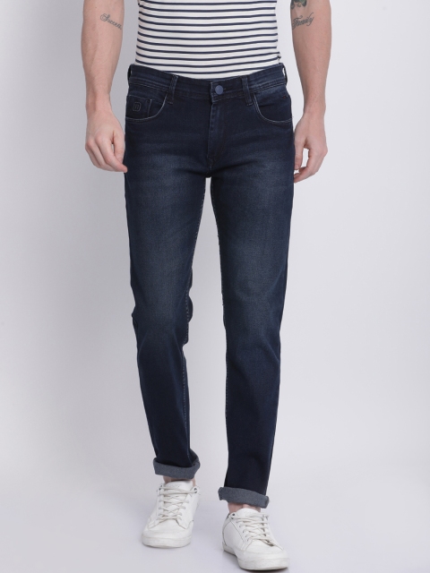 

NO NEXT Men Navy Blue Slim Fit Mid-Rise Clean Look Jeans